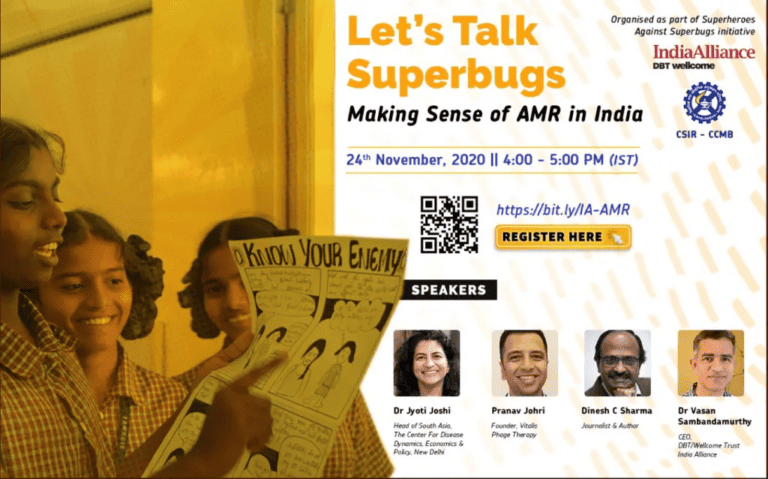 Webinar on #Superbugs and Making sense of AMR in India